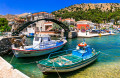 Village de pêcheurs Lagkada, Île de Chios, Grèce