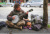 Musicien de rue à Vancouver, Canada