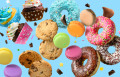 Cupcakes, beignets et macarons