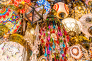 Lampes traditionnelles en mosaïque turque