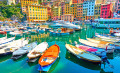 Port de Camogli, Gênes, Italie
