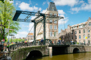 Pont-levis à Amsterdam, Pays-Bas