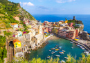 Village côtier de Vernazza, Cinque Terre, Italie