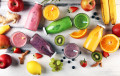 Assortiment de smoothies aux fruits