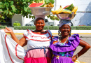 Femmes Palenquera à Carthagène, Colombie