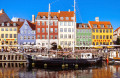 Nyhavn Promenade, Copenhague, Danemark