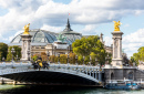 Le pont Alexandre III et le Grand Palais, Paris