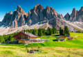 Odle Mountains, Dolomites, Italie
