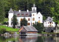 Abbaye sur le lac de Hallstatt, Autriche