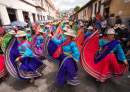 Défilé de la Fête-Dieu à Pujili, Équateur