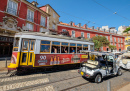 Tramway historique à Lisbonne, Portugal