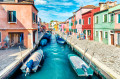 Burano Island, Venise, Italie