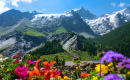 Vue pittoresque des Alpes françaises