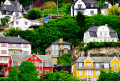 Logement entre les arbres à Bergen norvégien