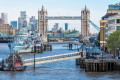 HMS Belfast et Tower Bridge, Londres