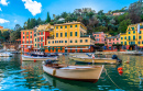 Ville de Portofino en Ligurie, Italie