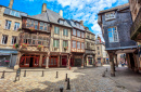 Maisons à colombages à Dinan, France