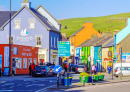 Maisons colorées à Dingle, Irlande