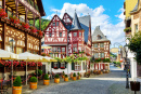 Maisons à colombages, Bacharach, Allemagne