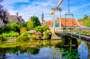 Pont de Kwakelbrug, ville d’Edam, Pays-Bas