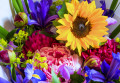 Bouquet printanier coloré