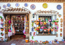 Boutique de souvenirs à Mijas, Costa del Sol, Espagne