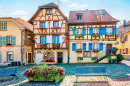 Village d’Eguisheim, Alsace, France