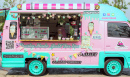 Camion de crème glacée à Bangkok, Thaïlande