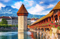 Pont de la Chapelle, Lucerne, Suisse