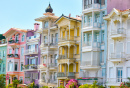 Maisons colorées à Istanbul