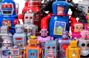 Collection de jouets Vintage Tin Robot
