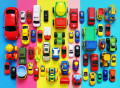 Collection de voitures jouets
