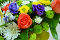 bouquet de fleurs lumineuses