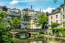 La partie historique de la ville de Luxembourg