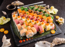 Ensemble de rouleaux de sushi