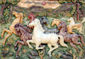 Sculpture de chevaux