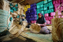 Femmes tisseuses de paniers, Wonosobo, Indonésie