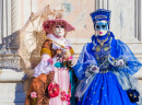 Participants au Carnaval de Venise, Italie