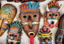 Masques indigènes, Otavalo, Équateur