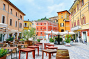 Paysage urbain de la vieille ville, Cesena, Italie