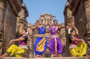 Danseurs classiques Odissi, Odisha, Inde
