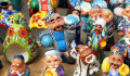 Figurines en argile dans une boutique de souvenirs, Boukhara