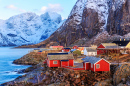 Village de pêcheurs à Lofoten, Norvège