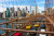 Brooklyn Bridge à New York, États-Unis