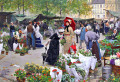 Le marché aux fleurs