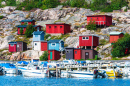 Boat Harbor and Cottages, Suède