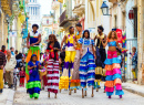 Musiciens et danseurs dans les rues de La Havane