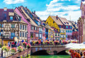 Canal coloré de Colmar, France