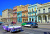 Bâtiments anciens et voitures classiques à La Havane, Cuba
