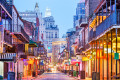 Bourbon St, La Nouvelle-Orléans LA, États-Unis Paysage urbain